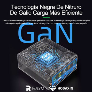 Chargeur GaN multi-ports RELIFE RL-304R 260W haute puissance avec écran tactile couleur <span class=keywords><strong>LCD</strong></span> et design de dissipation thermique sans fil QI 15W - Product Image 4