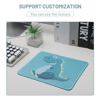 Tapis de souris de jeu personnalisé à motif de dessin animé, transfert thermique, base en caoutchouc antidérapante, stock disponible - Accessoires informatiques pour joueurs, pour la maison et le bureau