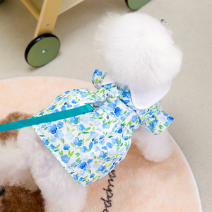 Baju anjing elegan baju anjing musim panas Floral pakaian hewan peliharaan XXL baju untuk anjing besar - Product Image 3