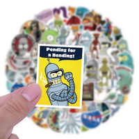 55 Pegatinas Divertidas de la Animación Comediática Futurama de EE. UU.