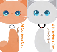 Porte-clés en peluche DeepSeek AI Chat en gros, jouet interactif multilingue ChatGPT avec fonction de clonage vocal