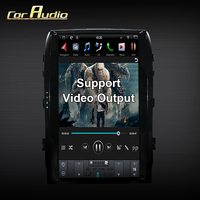 Lecteur multimédia de voiture à écran tactile vertical de 17 pouces avec cartes gratuites Android 14 TS10 Navigation GPS pour TOYOTA LAND CRUISER LC200 2008-2015