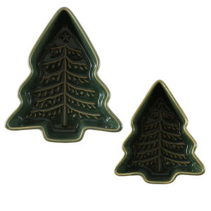 Plato de salsa de cerámica en forma de árbol de Navidad, platos para condimentos, Sushi cuenco para sumergir, platos para aperitivos, plato para servir, platillos, cuenco - Product Image 6