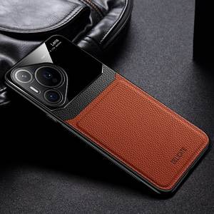 Étui de Protection d'objectif de caméra en cuir mat de luxe pour <span class=keywords><strong>Huawei</strong></span> Pura 70 Ultra 70 Pro P50 P40 <span class=keywords><strong>P30</strong></span> P20 Pro Art couverture de pare-chocs en Tpu souple - Product Image 1