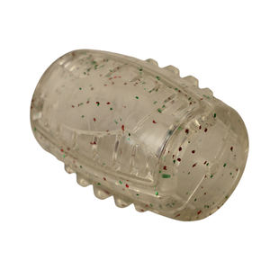 Jouet à mâcher roulant pour chien <span class=keywords><strong>en</strong></span> <span class=keywords><strong>TPR</strong></span> - Écologique avec couineur intégré, soin dentaire, logo personnalisé imprimé UV, surface multi-textures, dureté personnalisable - Product Image 2