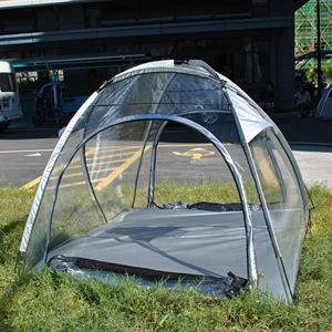Tente Pod résistante aux intempéries, Tente Pod de sport, 540 ° Tente transparente View Weather pour <span class=keywords><strong>4</strong></span> personnes avec sol étanche, abri extérieur - Product Image 6