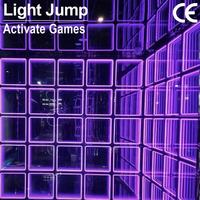 Barre de tuiles néon pour éclairage de sol lumineux sans fil 3D couleur pleine, mariage, centre commercial, piste de danse, IP65 Abyss