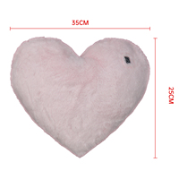 Oreiller chauffant USB en peluche personnalisé avec film chauffant en graphène Coussin chauffant doux et lavable pour l'hiver