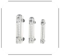 Panneau acrylique LZM-15 de haute précision monté avec indicateur de débit de connexion de filetage de vanne pour les médias de gazole liquide d'eau