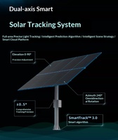 Système de suivi solaire à double axe, structure de montage photovoltaïque, tracker solaire pour centrale solaire