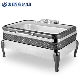 XINGPAI Fournitures de restauration <span class=keywords><strong>Dubaï</strong></span> – Plats de maintien au chaud pour buffet, en acier inoxydable, hydrauliques, 9L, pour la restauration - Product Image 2