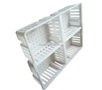 Cage de transport pour poussins, cage à poulets/cage de transport pour volailles, boîte à pigeons à 4 trous