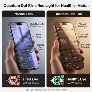 Protector de Pantalla con Terapia de Luz Roja Quantum Dot Eye Care, Dureza 9H, Película Anti Miopía para Teléfono 18 Pro Max - Product Image 2