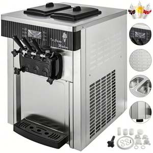 Máquina comercial para hacer helados suaves, máquina portátil para hacer helados de frutas automática para uso doméstico - Product Image 2