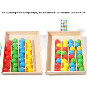 Jeu de balle de tri de couleur Montessori populaire classique outils de moteur fin et plateaux assortis pour les tout-petits apprentissage précoce garçons filles - Product Image 5
