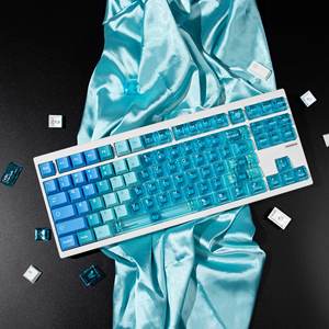 Mintcaps 208 Keys เชอร์รี่โปรไฟล์ PBT สีย้อมโปร่งใสพีซีแป้นพิมพ์กล - Product Image 2