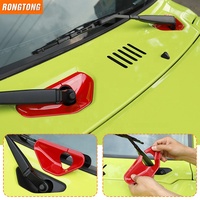 Accessoires extérieurs pour pare-brise de voiture, autocollants de garniture de base de lèche-glace pour Suzuki Jimny 2019+