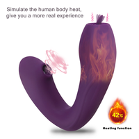 Drahtlose Fernbedienung Adult Toys Heizung Saugen Vibrator & Zunge lecken Vibrator Klitoris Stimulator Sexspielzeug für Frauen