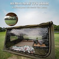 Tente pneumatique WZ Air Tent-14 pour camping extérieur, entièrement automatique, en PVC imperméable, ignifuge, en coton, pliable, quatre saisons, pour le camping, les fêtes et la nuit