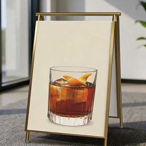 Expositor Publicitario de Doble Cara en Forma de A, Soporte de Pie para Póster, Letrero Práctico, Cartel de Acero Inoxidable - Product Image 5