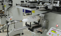 Machine d'impression d'écran semi-automatique S250/350 pour l'impression de bouteilles en verre et en plastique de différentes formes