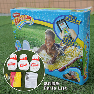 Toboggan aquatique gonflable Wham-o Slip N Slide en PVC pour enfants, jeu d'extérieur pour l'été avec accessoires - Product Image 1