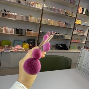 Brochas <span class=keywords><strong>de</strong></span> Maquillaje <span class=keywords><strong>de</strong></span> Pelo Sintético Ultrasuave con Mango <span class=keywords><strong>de</strong></span> Madera y Virola <span class=keywords><strong>de</strong></span> Aluminio, Suministro al por Mayor, 7 Piezas - Product Image 2