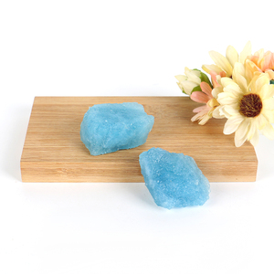 Cristal de Aguamarina Azul Natural de Alta Calidad, Piedra en Bruto, Bloque de Cuarzo para Joyería - Product Image 4