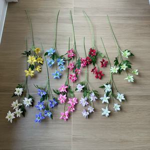 Junheyuan Artificial <b>Flowers</b> Single Branch Plastic <b>Silk</b> <b>Flower</b> Arrangement Wedding Decorations - Product Image 1
