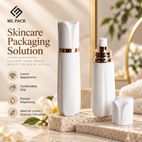 Flacon pompe cosmétique vide de luxe personnalisé sans air pour sérum, essence, emballage de soins de la peau OEM ODM Vente en gros 150ml
