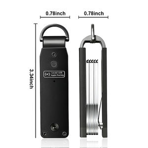 Оптовый мини-трекер для ключей, умный брелок, модный алюминиевый, легкий, прочный, с защитой от потери, держатель для ключей для Apple - Product Image 6