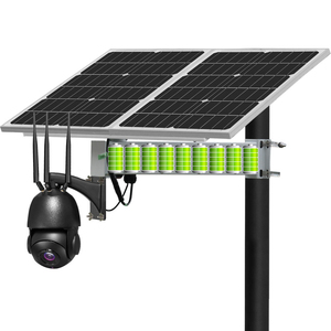 TecDeft 8MP Solar CCTV Outdoor Speed Dome Camera 30X Zoom Wide-Angle Full HD Waterproof Weatherproof Night Vision PTZ 4G