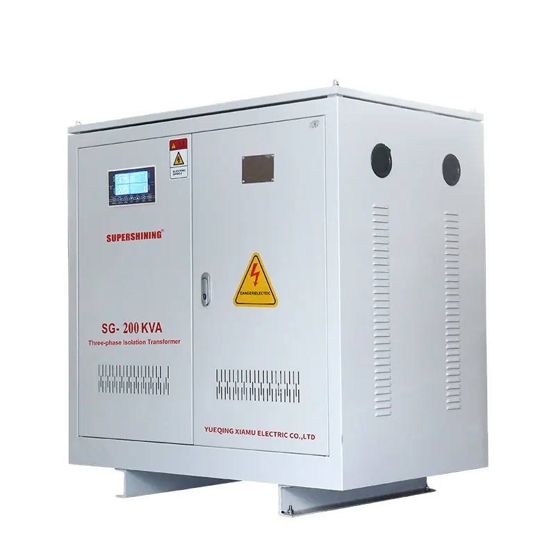 200Kva LCD 디스플레이 변압기 SG SBK 시리즈 삼상 건식 변압기 380V 220V 기계