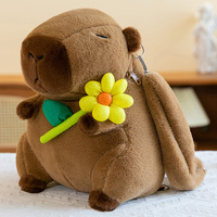 Sac à dos Capybara en peluche tendance, cadeau créatif pour étudiant, petit sac à dos Capybara, article très demandé