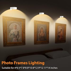 13 RGB màu Magnetic <span class=keywords><strong>LED</strong></span> nghệ thuật hiển thị ánh sáng cho khung hình, pin hoạt động sơn ánh sáng với điều khiển từ xa - Product Image 3