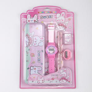 Nuovo Set Regalo Yichen Modello 9912: Orologio per Bambini, Astuccio, Matite e Gomme da Cancellare - Product Image 3