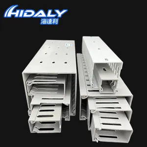 2021 Good quality Fireproof PVC Slotted Cable Tray Wire Manage System for Wire Manager Cable Concealer