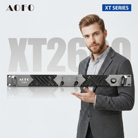 AOFO XT Serisi 1U 2 Kanal D Sınıfı Güç Amplifikatörü 600W-1800W Profesyonel Ses Amplifikatörü XLR 90-265V Sahne Hoparlörleri için