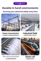 Câble d'alimentation ultra-haute tension 110 KV YJLW 03 à conducteurs en cuivre et gaine en aluminium ondulé, conformité norme nationale, sections transversales