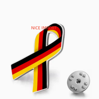 Épinglette en émail avec ruban du drapeau du Mexique, en acier inoxydable, accessoire patriotique adapté aux vêtements, sacs à dos et chapeaux pour femmes et hommes