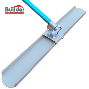 Frattazzo a doppio bordo con staffa, manico da 1-3/4" x 6', estremità arrotondate, 36/48/60 x 6 pollici, per calcestruzzo, costruzione in magnesio - Product Image 1
