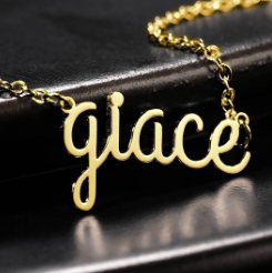 Collar de plata de ley 925 con diseño clásico, Collar personalizado con nombre, regalo de boda, fiesta - Product Image 6