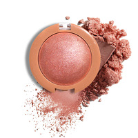 Bedak Rias Wajah Grosir Darkme Powder Blush Warna Cokelat Peach Terracotta Berkilau dengan Hasil Akhir Mutiara Glitter Highlighter Blush
