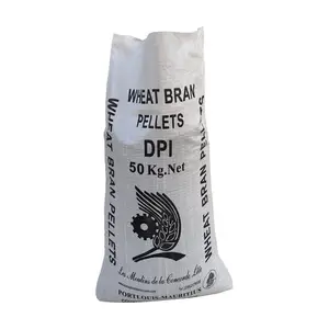 사용자 정의 폴리 프로필렌 자루 25kg 50kg 일반 흰색 PP 짠 가방 쌀 밀가루 해산물 곡물 옥수수