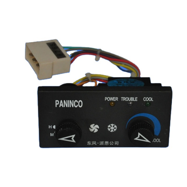 DFAC Thermostat Use for Dongfeng Truck KR KC KL 24V DC Air Conditioning Electronic Temperature Controller GWK260-15 8112CL6-010