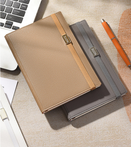 Libreta <span class=keywords><strong>de</strong></span> Cuero Texturizado A5 para Negocios, Diario Simple, Agenda Portátil, Logotipo Personalizable - Product Image 1