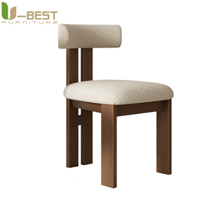 Sedia da pranzo U-Best Middle Century in legno massello di frassino bianco, sedia di design <span class=keywords><strong>spagnolo</strong></span>, poltrona moderna e semplice - Product Image 6