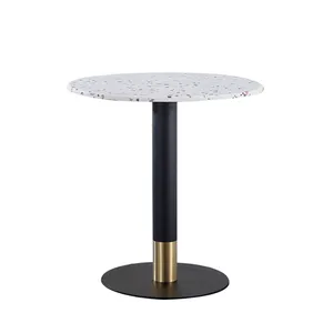 Base de mesa de comedor de hierro fundido negro duradero y asequible de alta calidad, base de mesa de encimera de granito adecuada para Pestaña de comedor