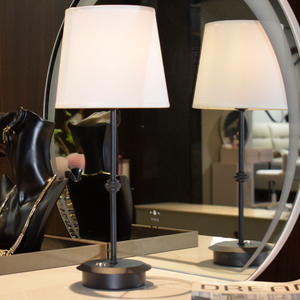 Đèn bàn không dây, đèn ngủ vải, đèn <span class=keywords><strong>LED</strong></span> cảm ứng sạc lại, trang trí đám cưới nhà hàng châu Âu cổ điển sang trọng, tùy chỉnh quà tặng - Product Image 3