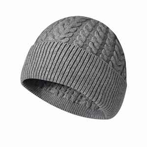 Bonnet tricoté en acrylique unisexe personnalisé Streetwear chapeau d'hiver pour hommes usage quotidien ski et cyclisme disponible en vrac - Product Image 2